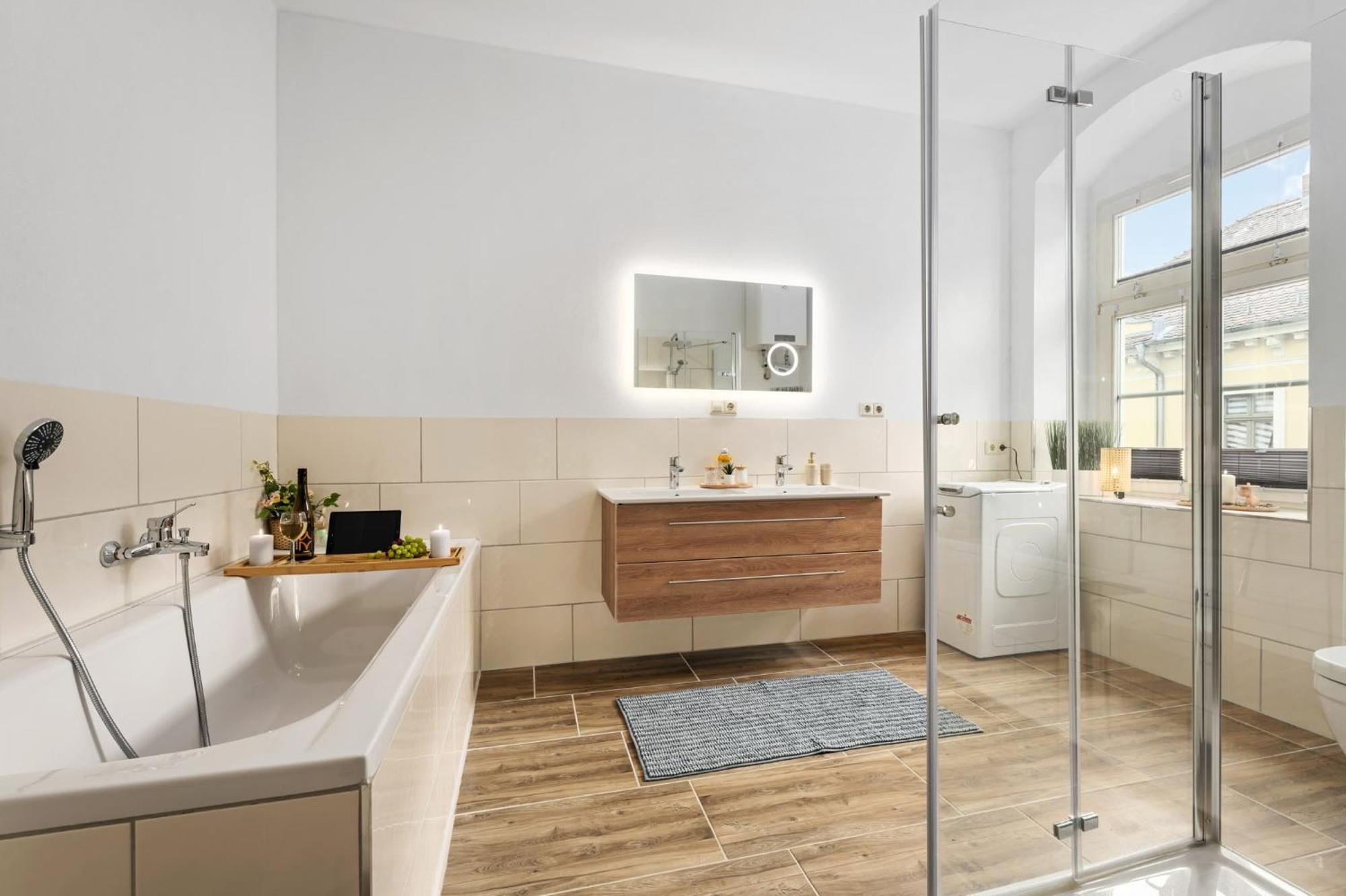 Schoene Altstadt Ferienwohnung Gruppen Familien Parkplatz Meißen Exterior foto